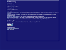 Tablet Screenshot of neildowning.com